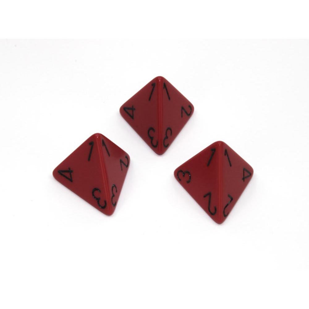 Chessex Opaque D4 Polyhedral Dice