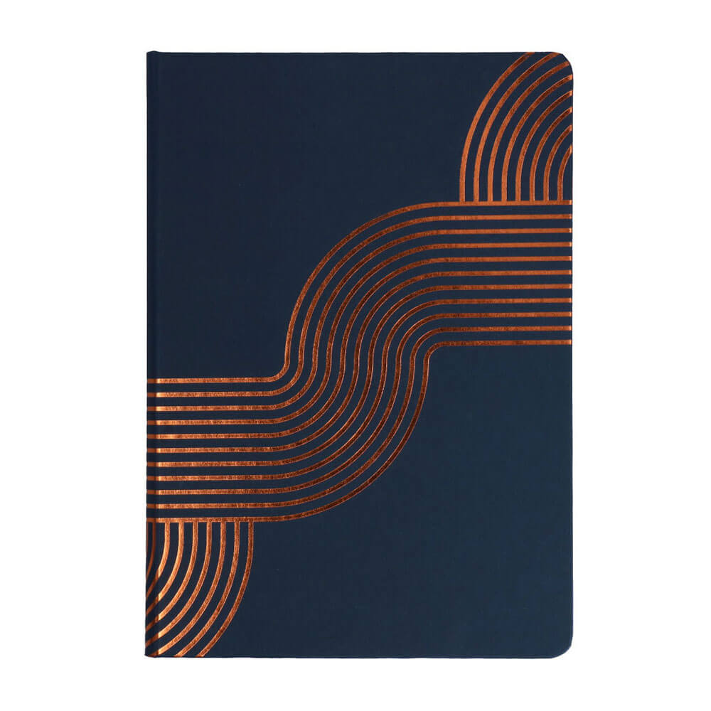 Collins Vanguard Notebook Foil Blue 240 Pages A5