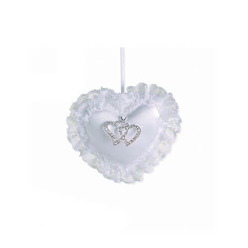 ME Padded Heart with Diamante Wedding Charm