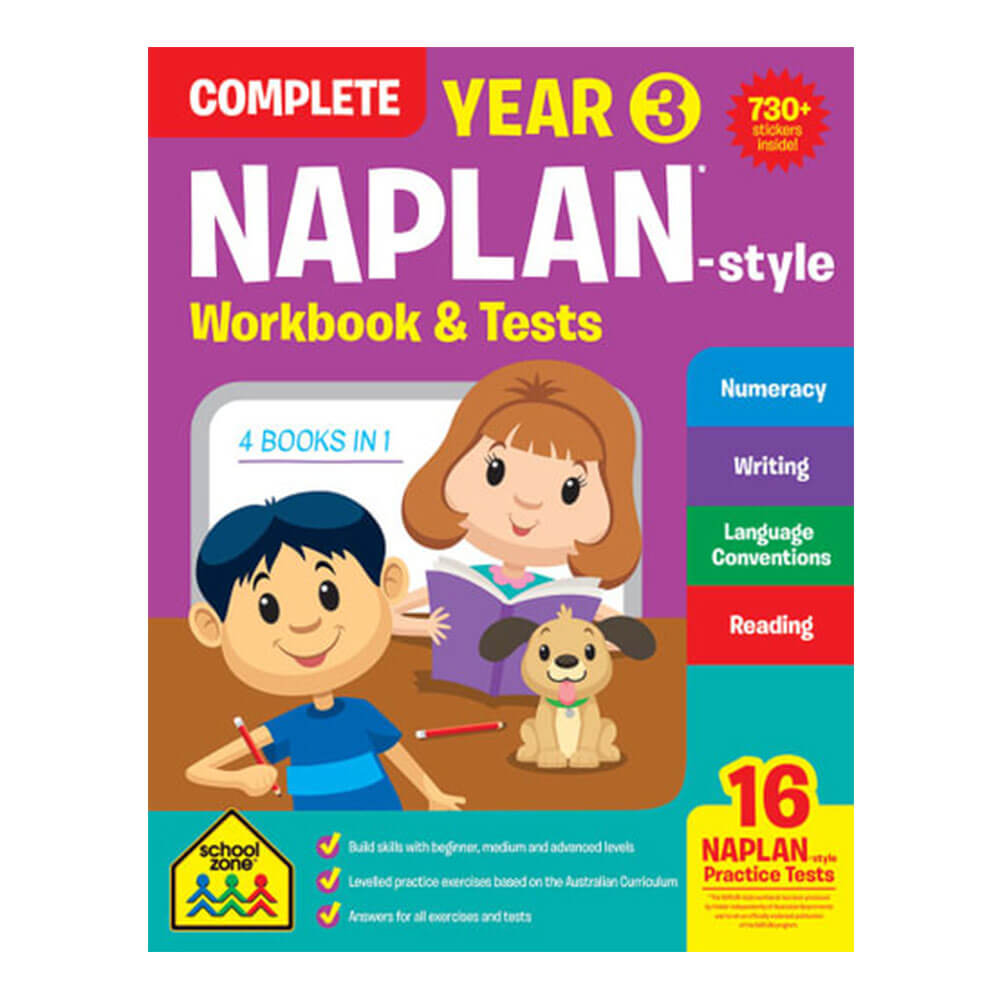 Schoolzone Naplan Year 3 Clain de travail et tests