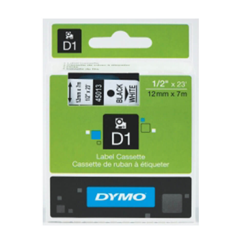 Dymo D1 Tape Etichetta 12mmx7m