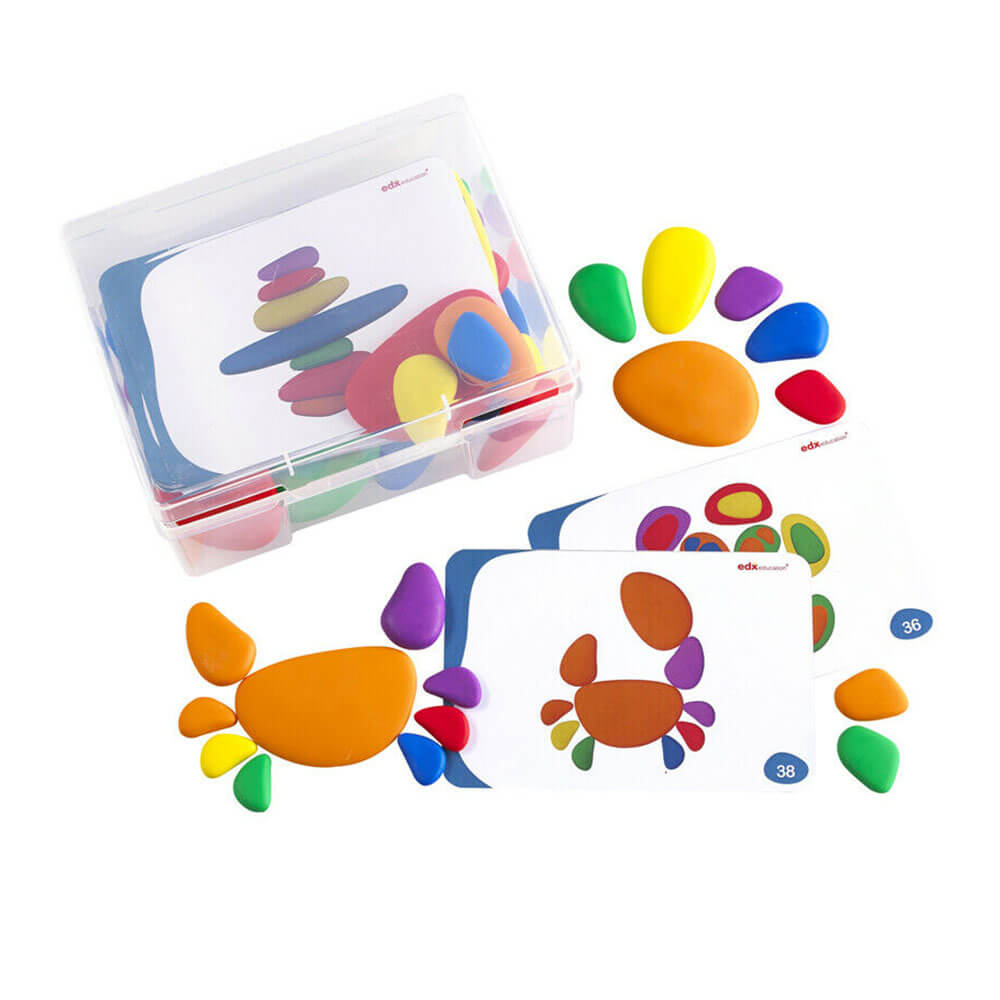 EDX Rainbow Pebbles Set de actividad