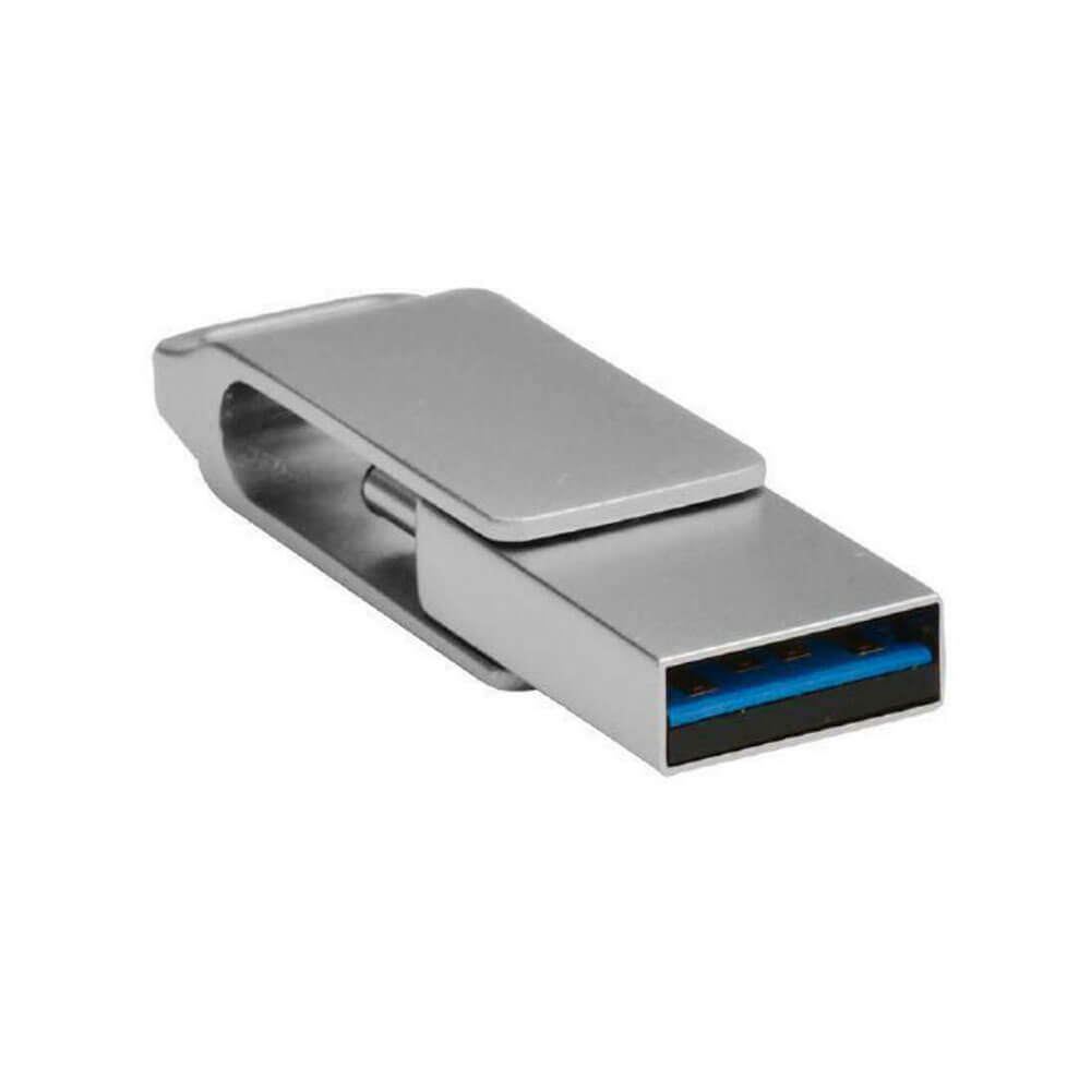 Shintaro USB-C et USB-A Pocket Disk Drive (Silver)