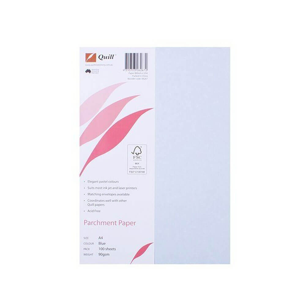 Papel de pergaminho da Quill A4 (100pk)