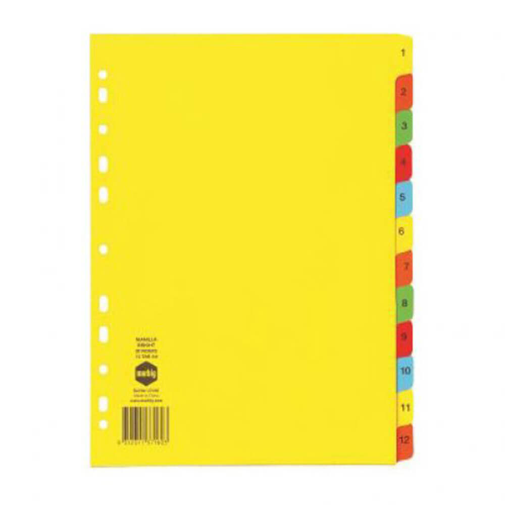 Marbig Manilla Bright Dividers (A4)