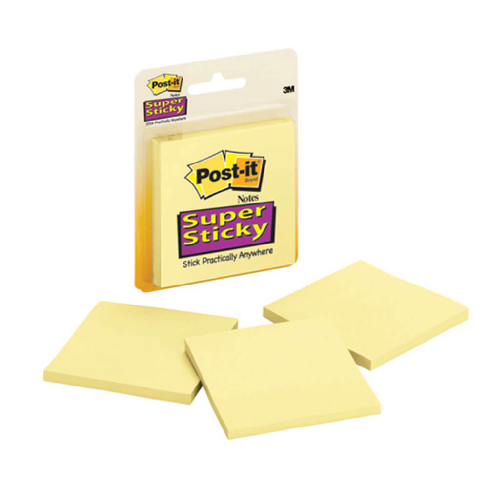 Post-IT Super Sticky Notes 76x76mm (3 podkładki)