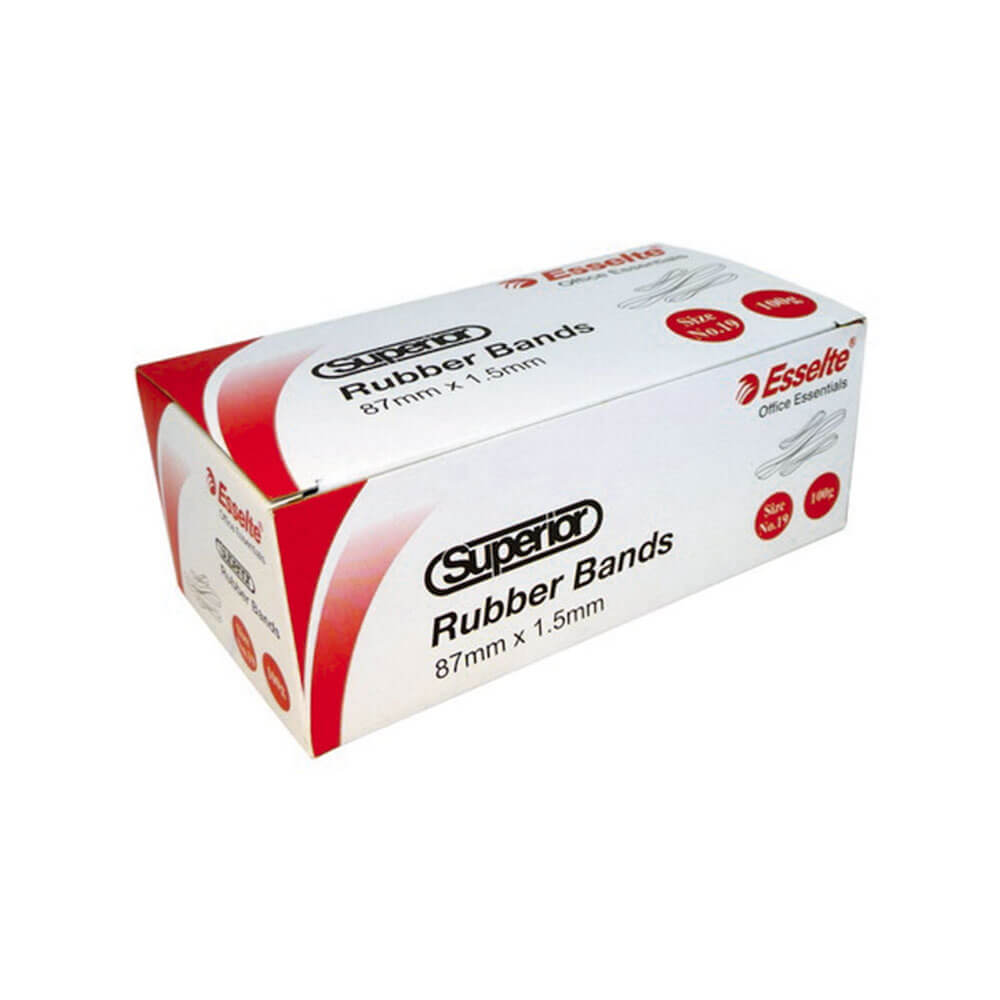 Esselte Superior Rubbers Bands in Box 100G