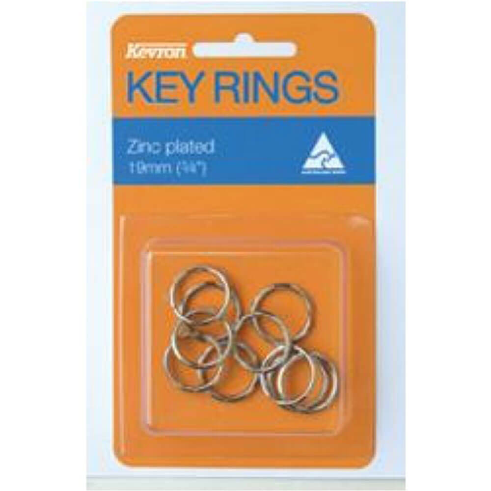 Kevron Key Rings 19 mm (10pk)