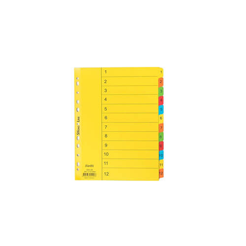 Bantex Manilla Bright Divider A4 (Coloured)