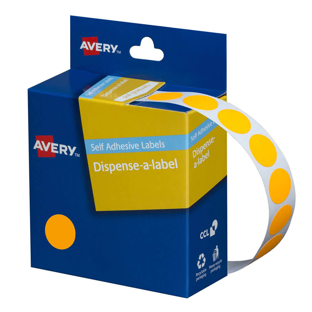 Avery zelfklevende dot-labels 14 mm (700 stcs)