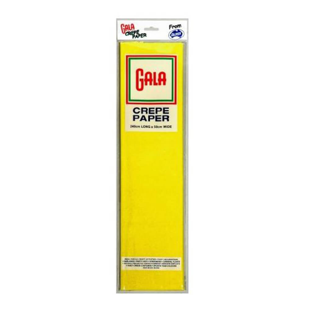 Gala Crepe Paper 12 Pack (240x50cm)