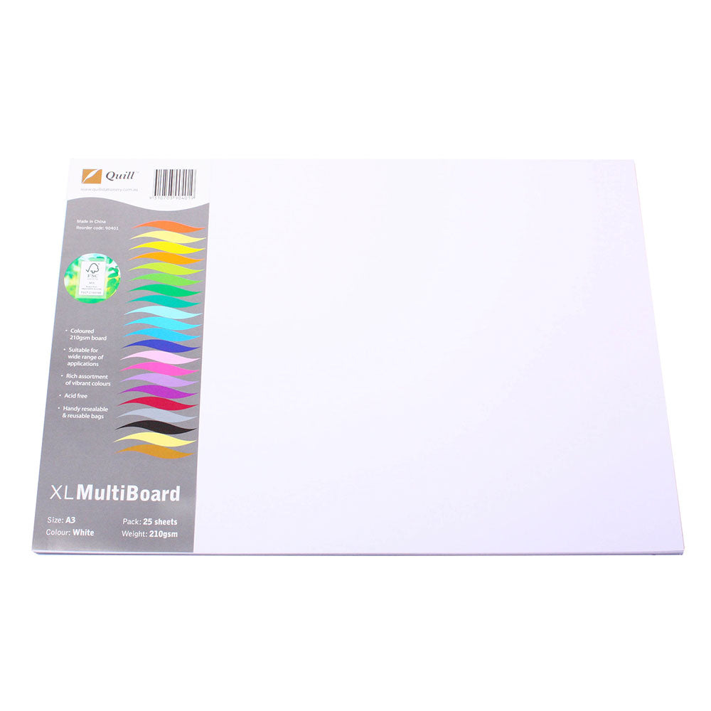 Quill A3 Cardboard 210gsm (pacote de 25)