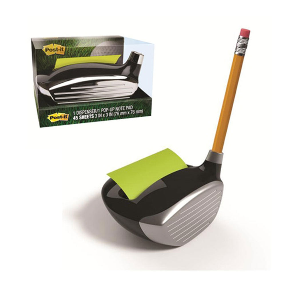 Post-It Notes Golf Dispenser (Black)