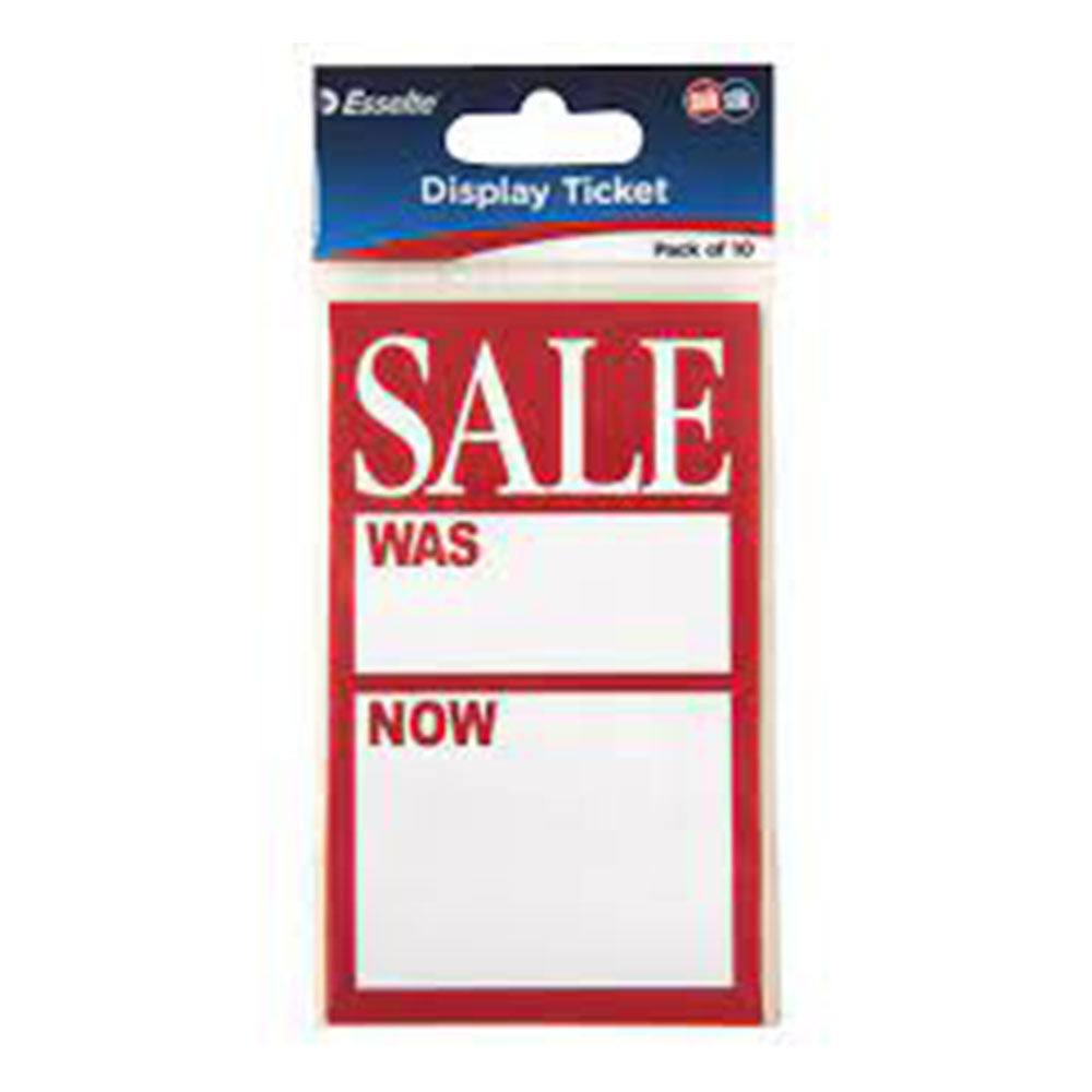 Quikstik Display Ticket 10st (75x125mm)