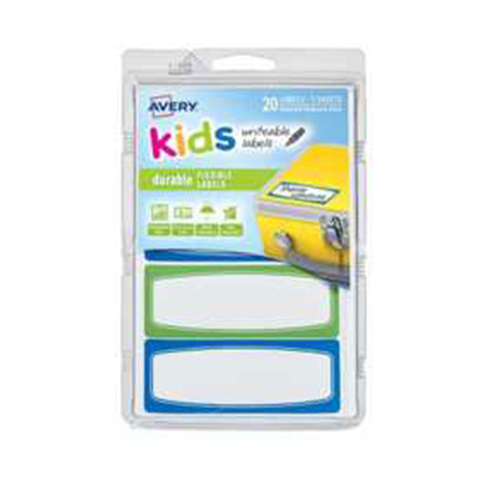 Avery Writable Kids ID Labels 20 stks (89x32mm)