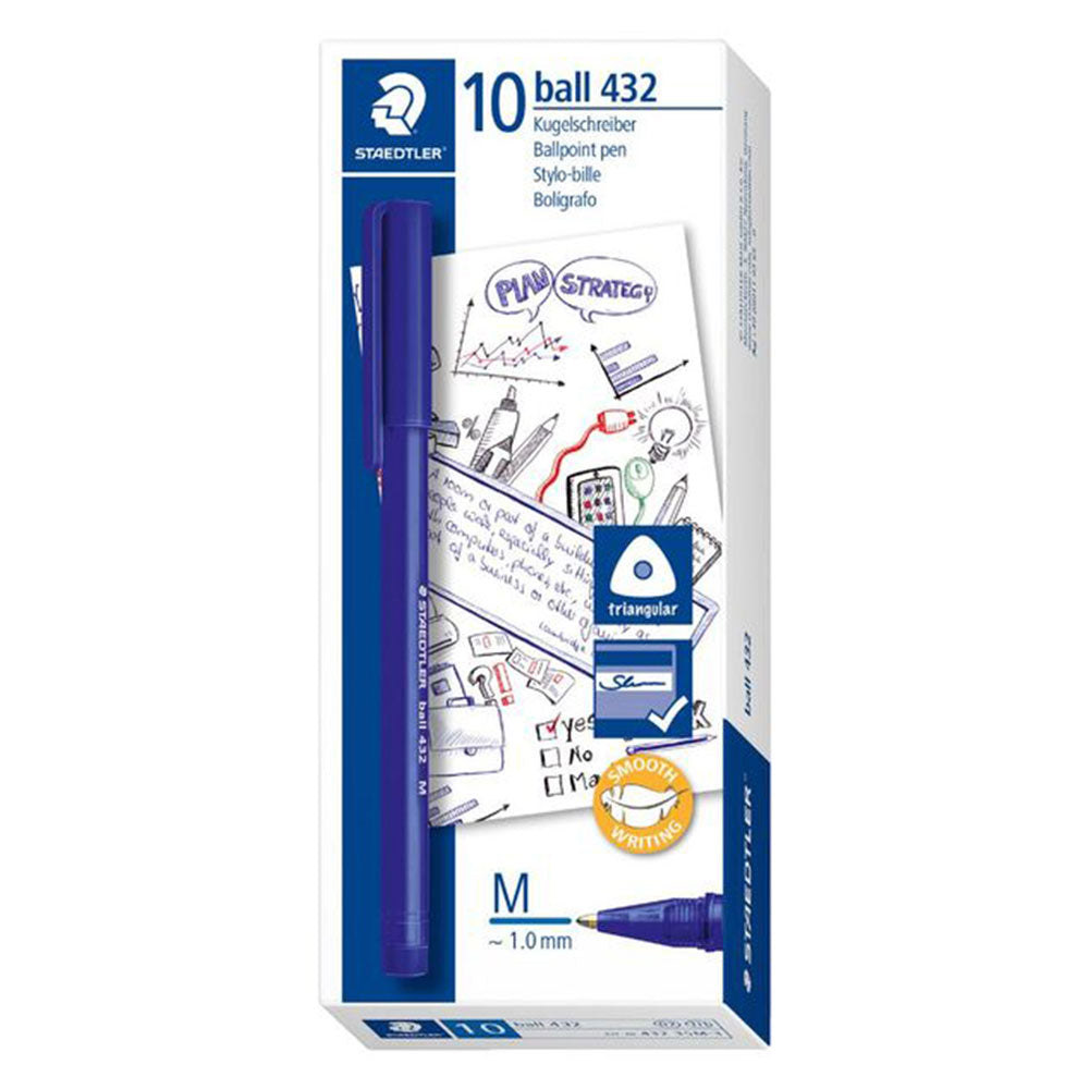 Staedtler Medium Stick Driehoekige balpen 10 %