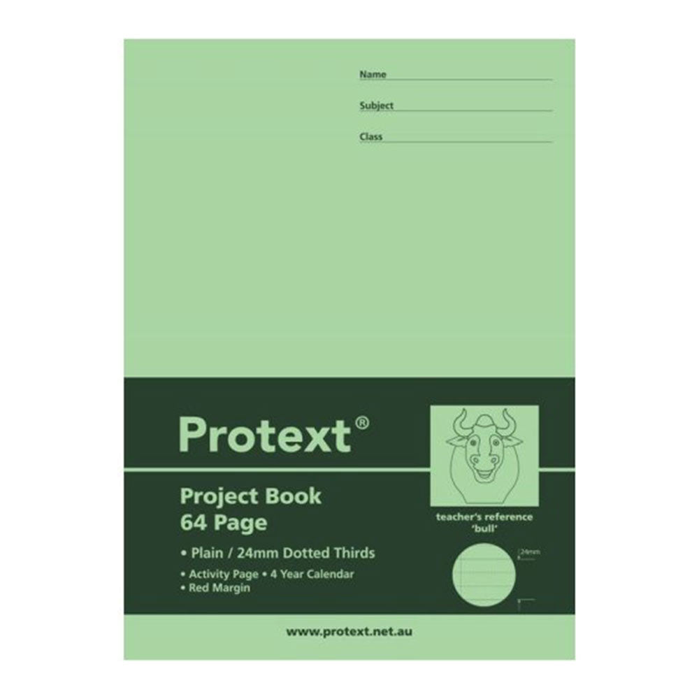 Protext gestippeld derden schrijfboek 64pg (330x245mm)