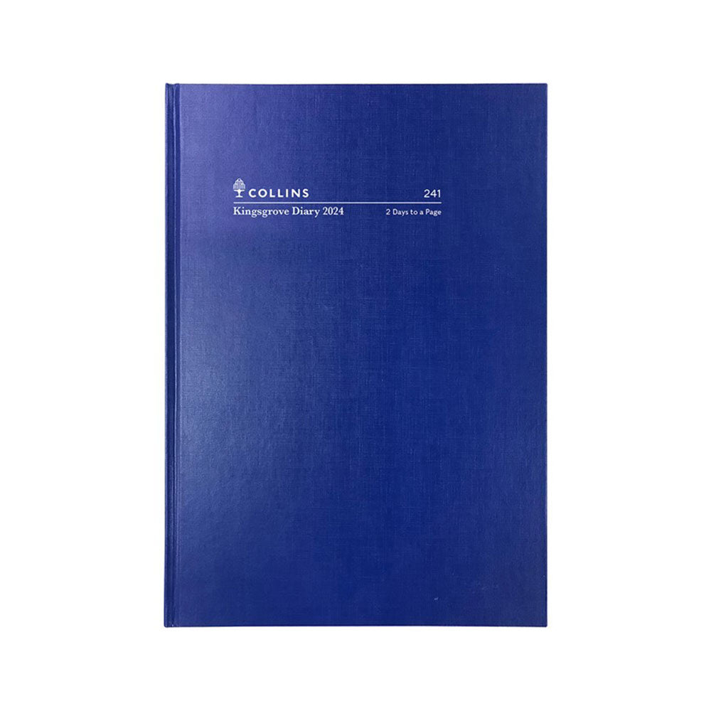 Collins Debden Kingsgrove A4 2024 Diary (blauw)