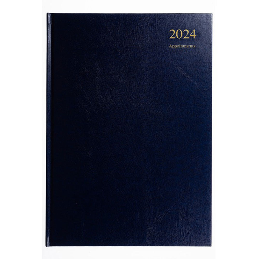 Collins Debden Essential Appt. A4 DTP 2024 Diary (Blue)