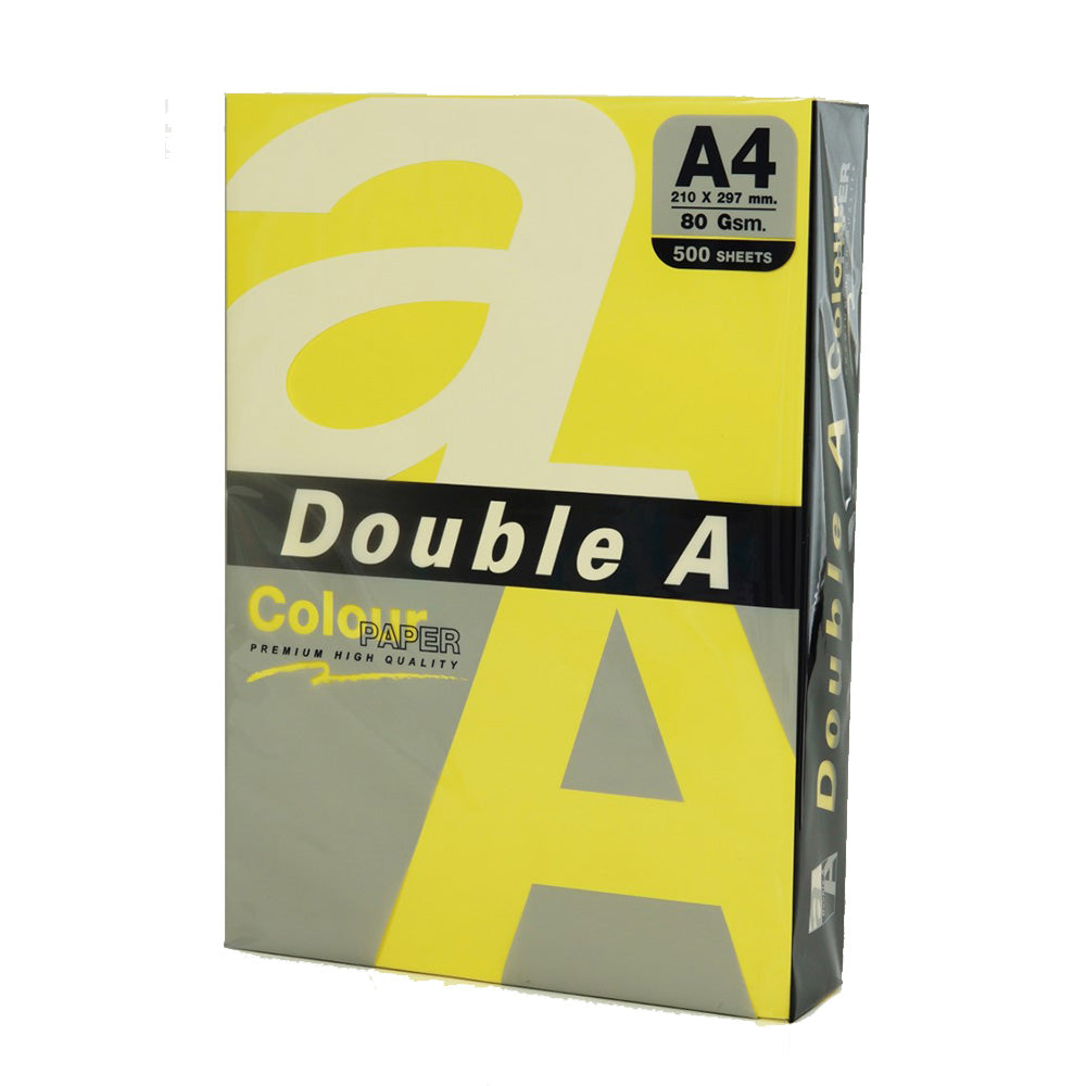 Dubbel A A4 80GSM Deep Color Copy Paper 500 stcs