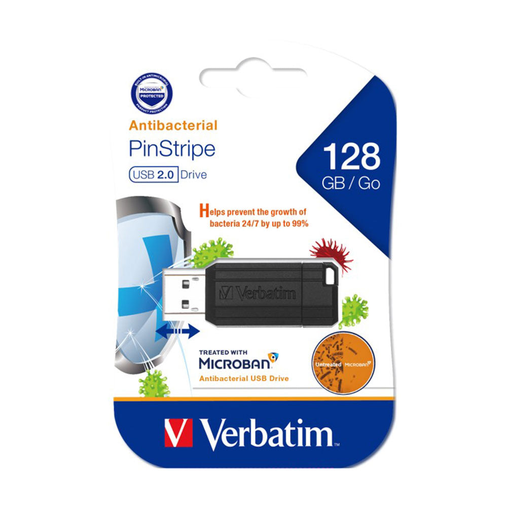 Verbatim Store n Go Microban 2.0 USB Drive (Black)