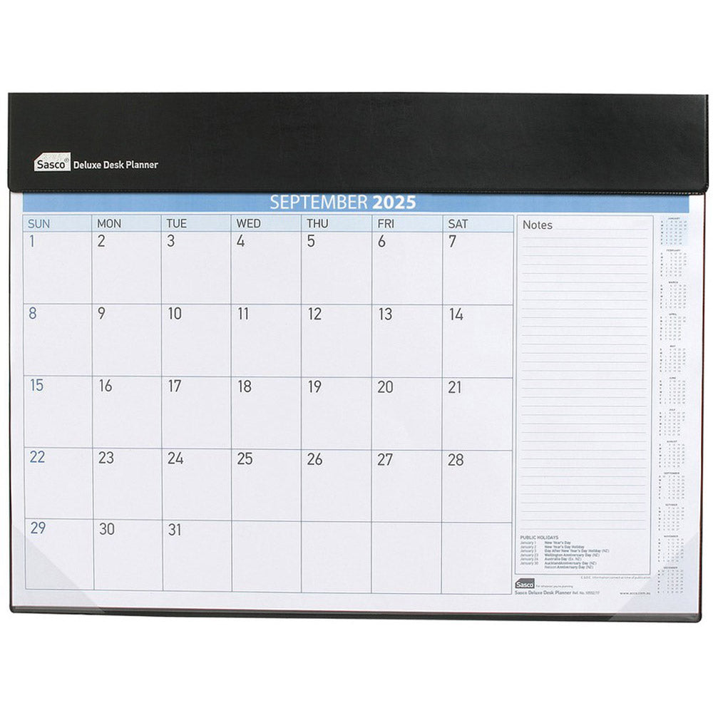 Sasco Deluxe Year to View 2025 Planner (518x387mm)