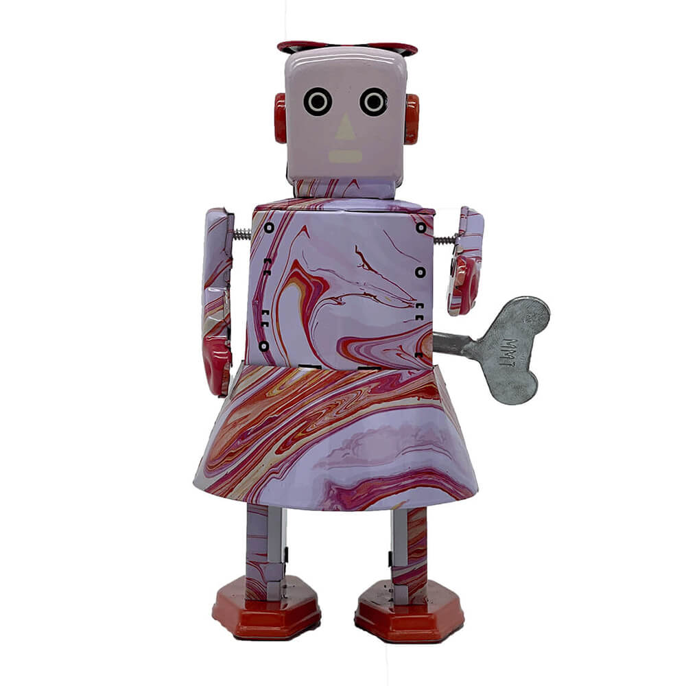 Sr. e Sra. Tin Robot Toy 15cm