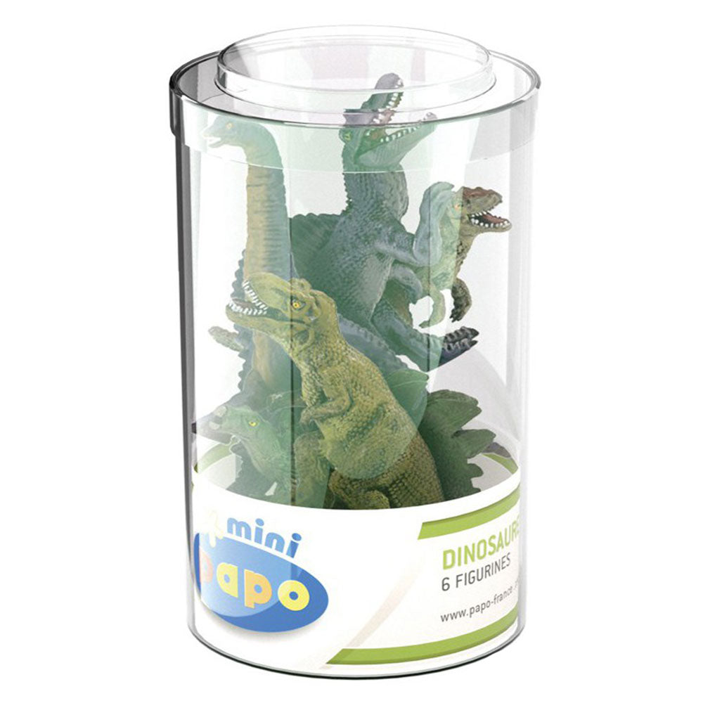 Papo Mini Plus dinosaurifigurer 6st