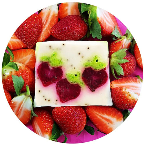 Berry Bar Soap Slice