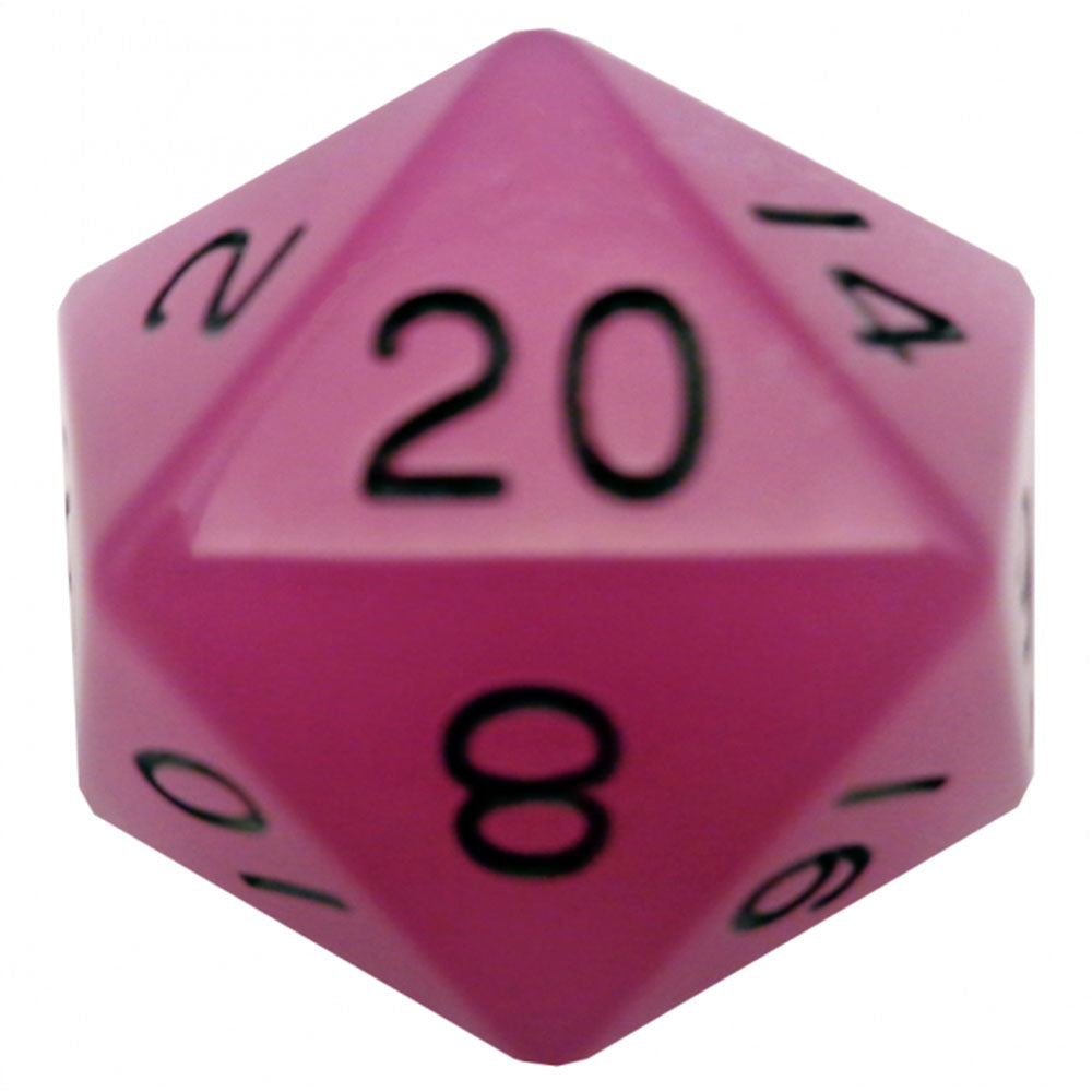 MDG Glow Mega Acryl D20 DICE 35 mm