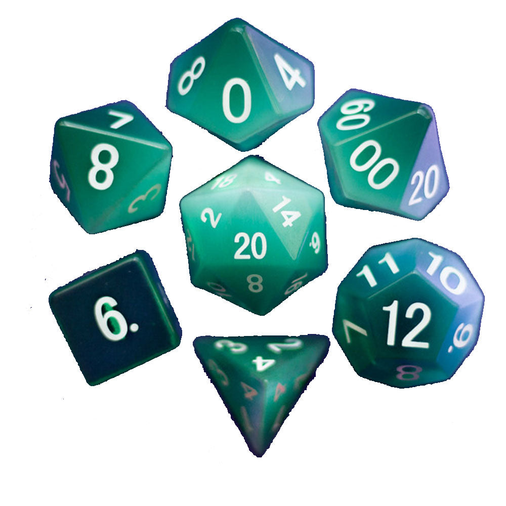 MDG Cat's Eye Polyhedral Dice Set 16mm