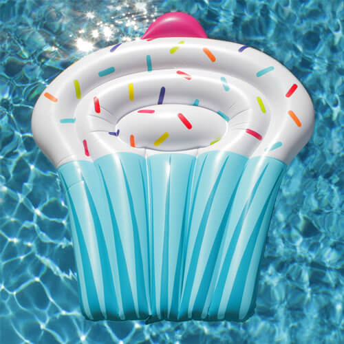 Giant Cupcake Inflatable Pool Float (146x123x19cm)