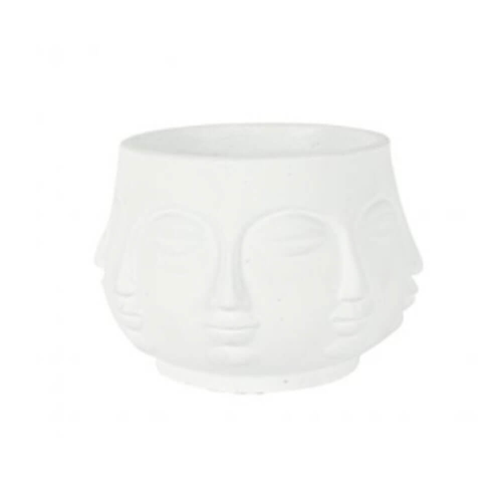 Arya Many Face Planter de concreto