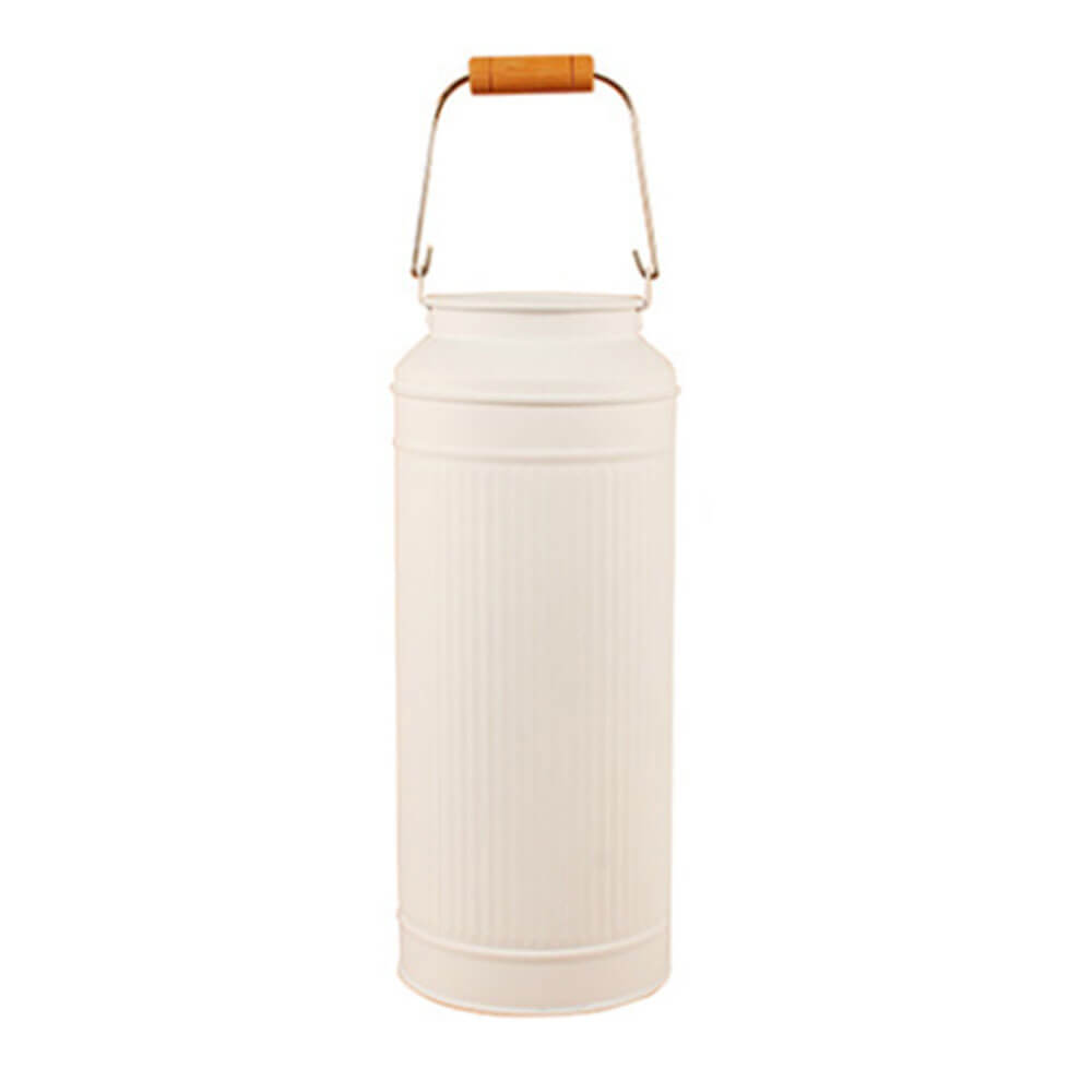 Maja Emboss Milk Can (White)