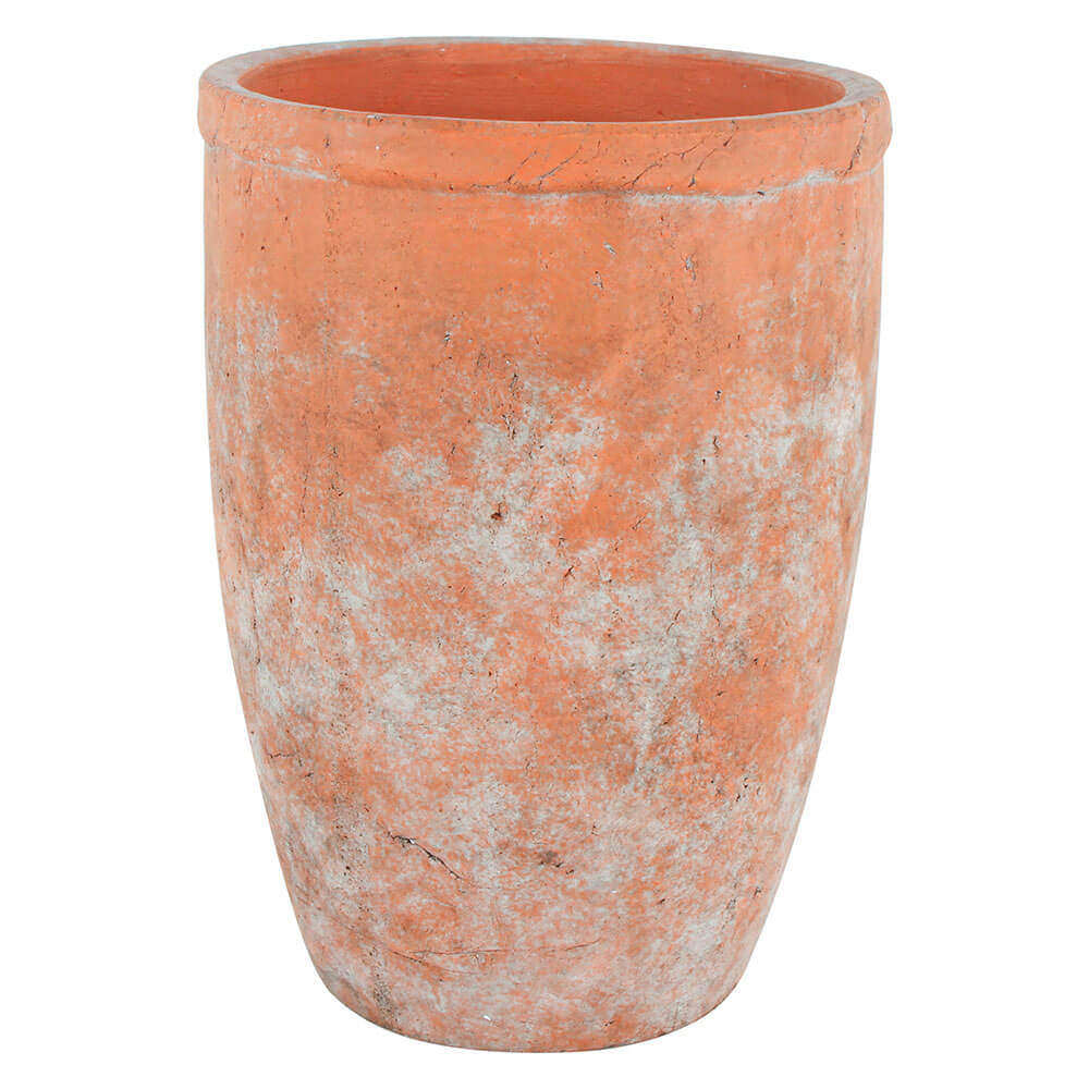 Vaso de concreto de face antiquado SERSI Terracota