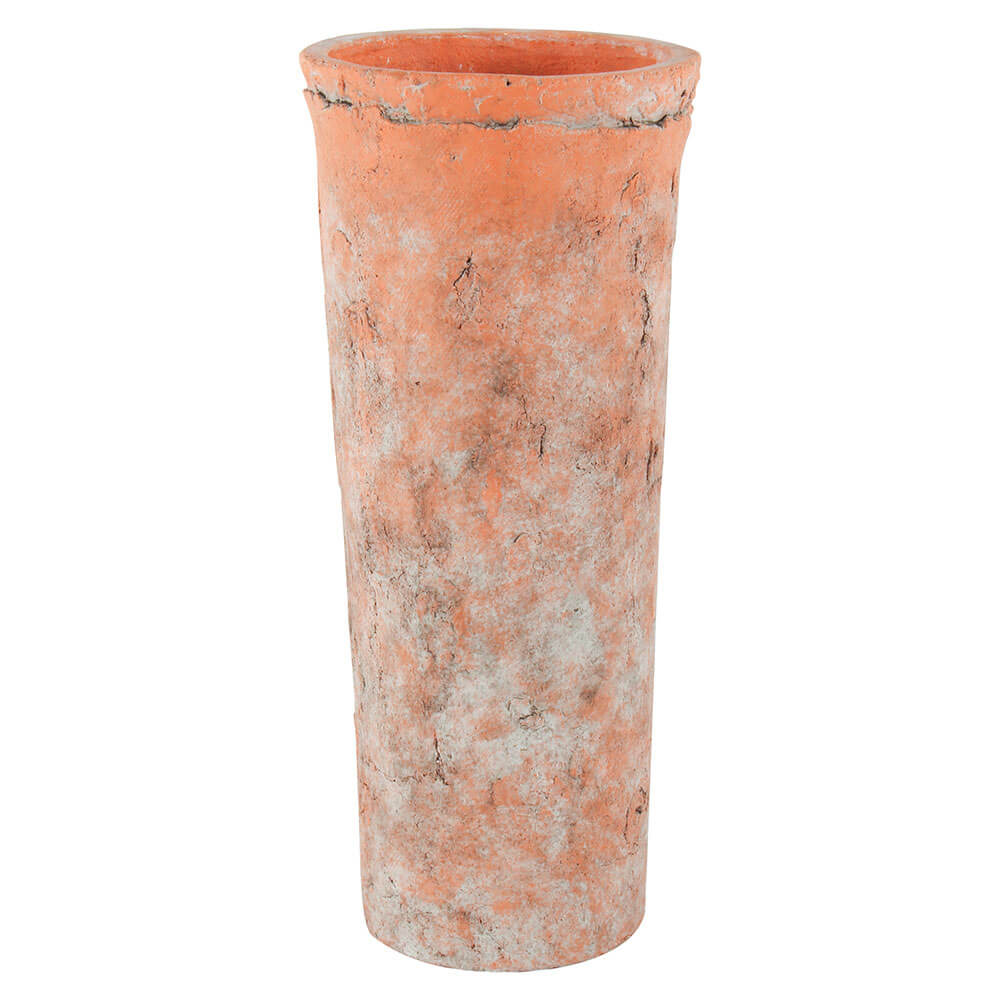 Sersi Antik ansigtsbetonvase terracotta