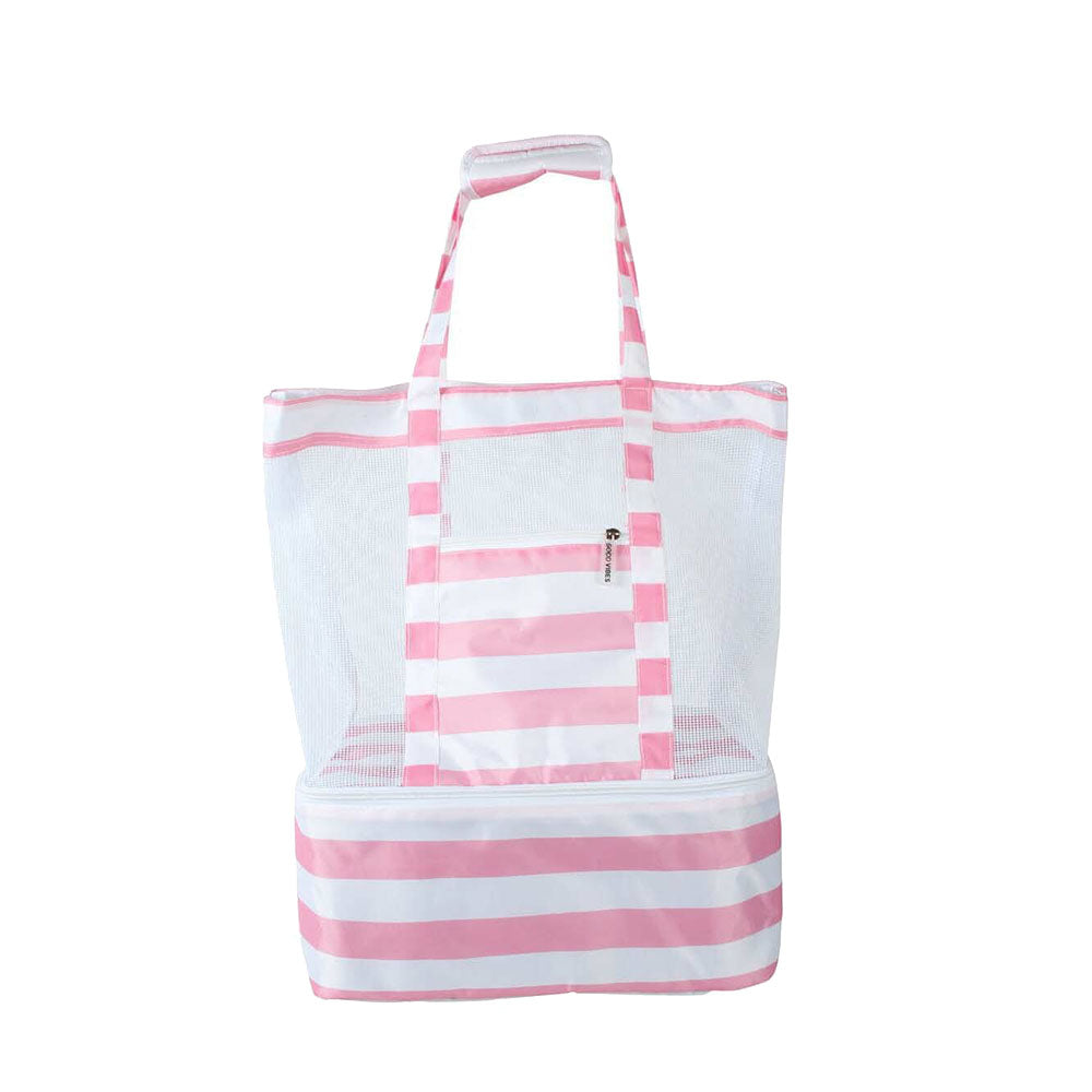 Hamptons 2-in-1 strandkoeler tas (46x42x19cm)