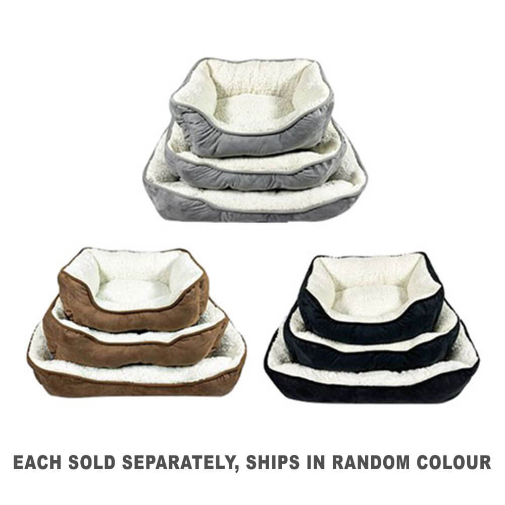 Ollie Luxe Sherpa Dog Bed (uppsättning av 3)