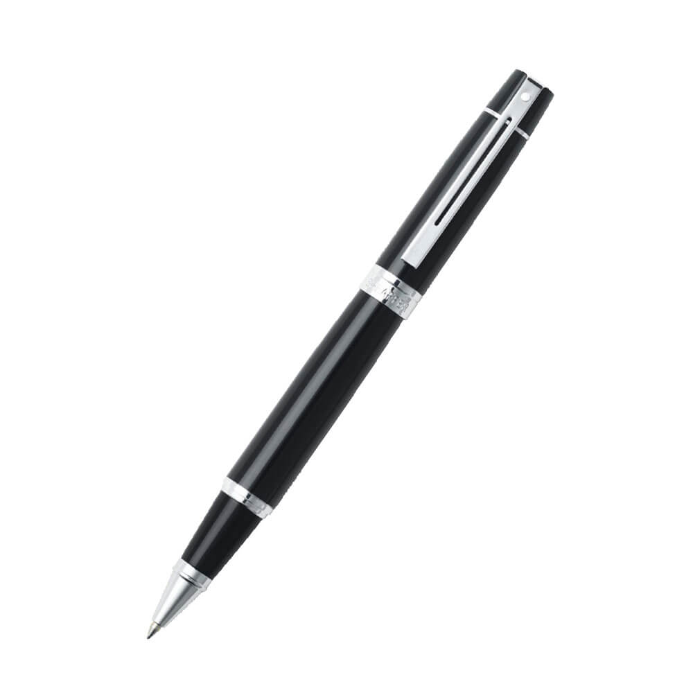 300 Glossy Black/Chrome Plated Pen