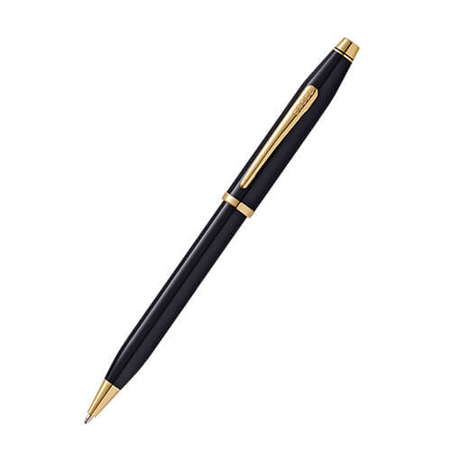 Century II Black Lacquer 23CT Pen