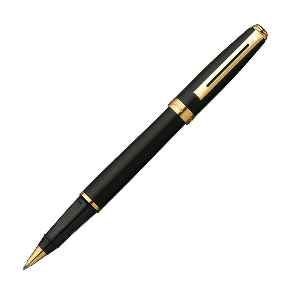 Preludio Black Matte/22ct Gold Pen chapado