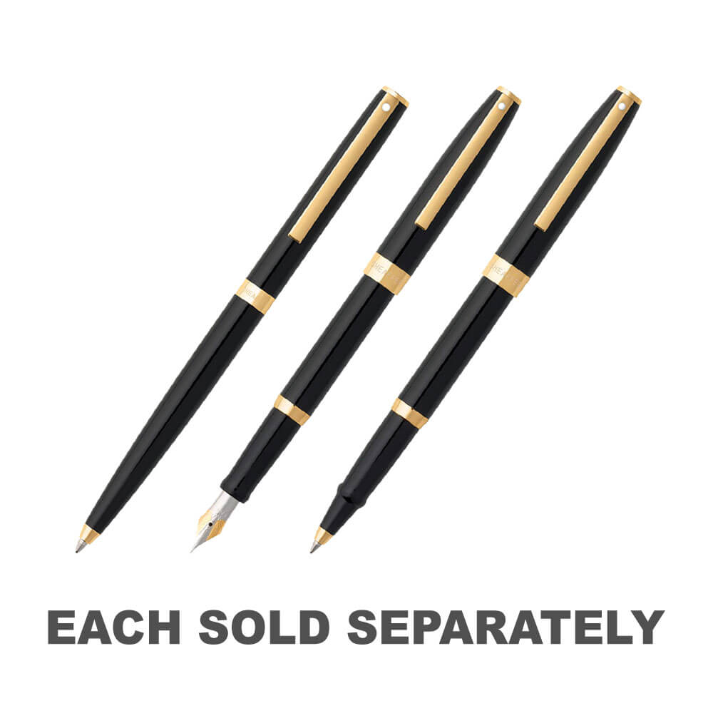 Sagaris Gloss Black/Gold Trim Pen