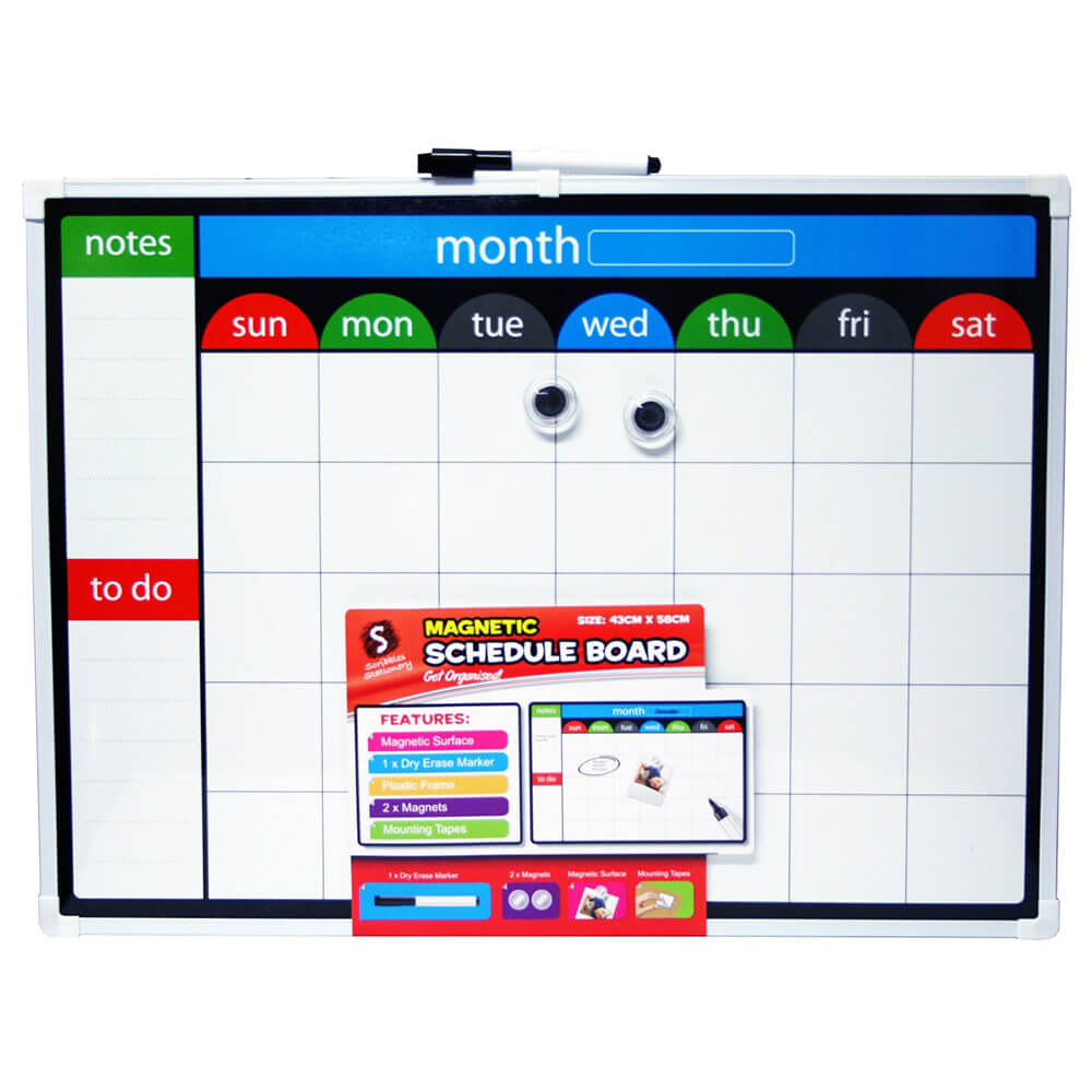 Magnetic Schedule Board