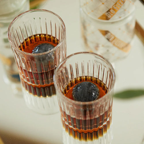 Gentlemen's Hardware Cocktail Tumbler & Whiskey Stones Set