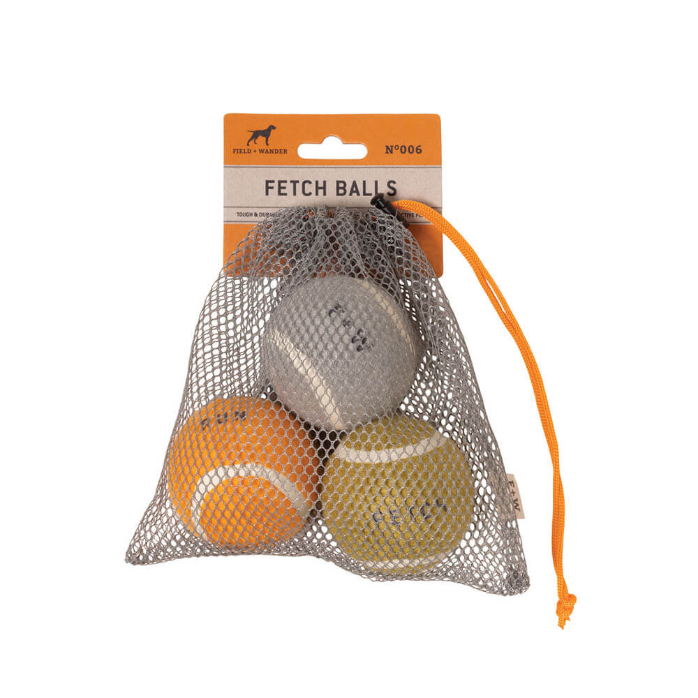 Field & Wander Tennis Ball Set (Set of 3)