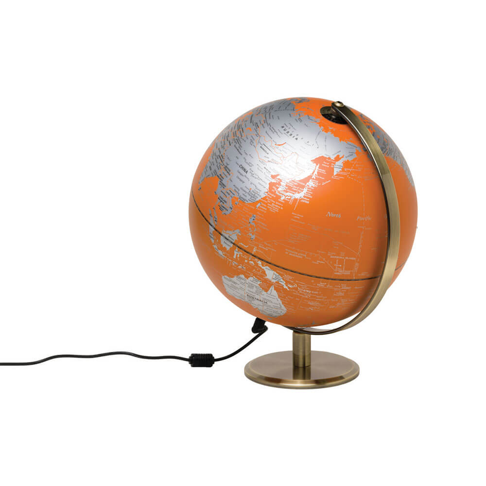 Light Up the World Globe Light 10 Zoll