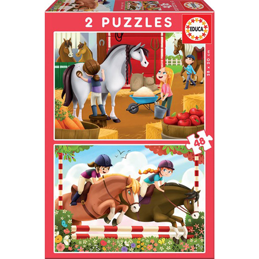 Educa Puzzle Collection 2 sett med 48 stk