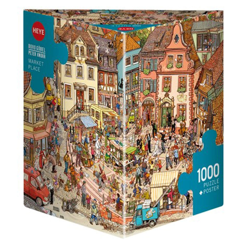 Heye driehoekige puzzel puzzel 1000 stcs