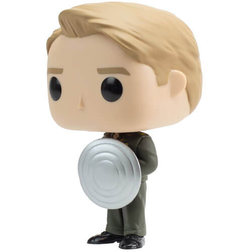 Captain America with Prototype Shield Metallic Pop! Vinyl