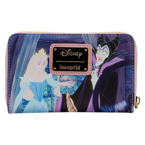 Sleeping Beauty Princess Scene Zip Purse